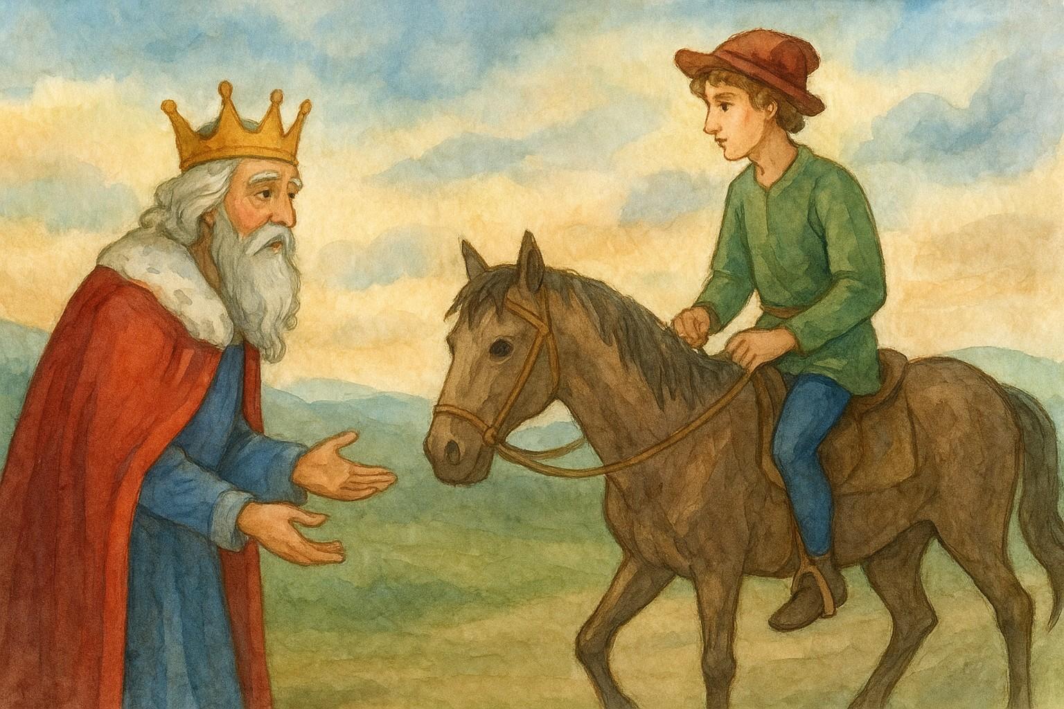 król i chłopiec