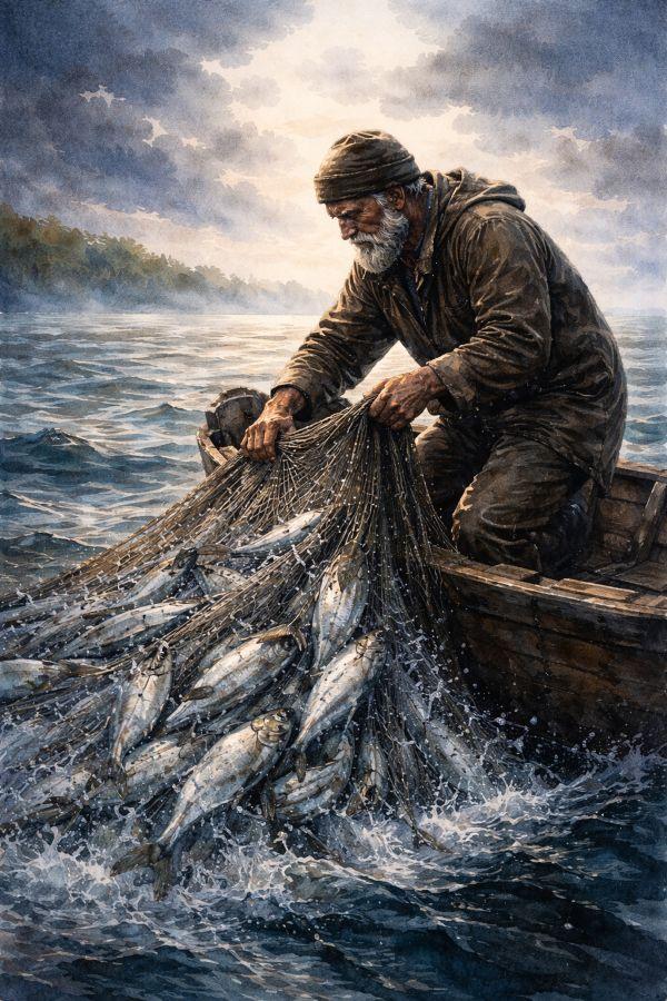 bajka dla dzieci rybak