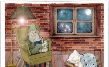 Bajka o elfach z Grzybkowego Lasu skrzat opowiada bajkę